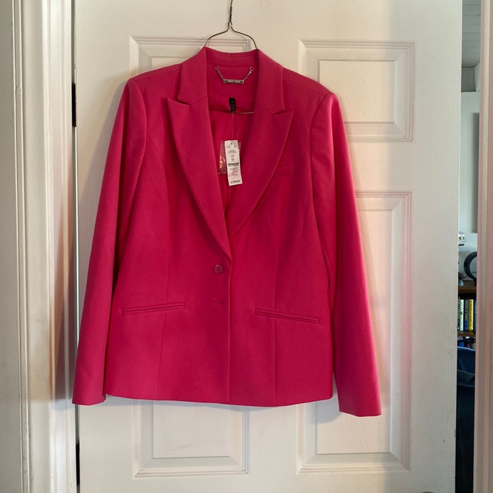 Vintage, never worn, pink blazer, size 14. White House Black Market